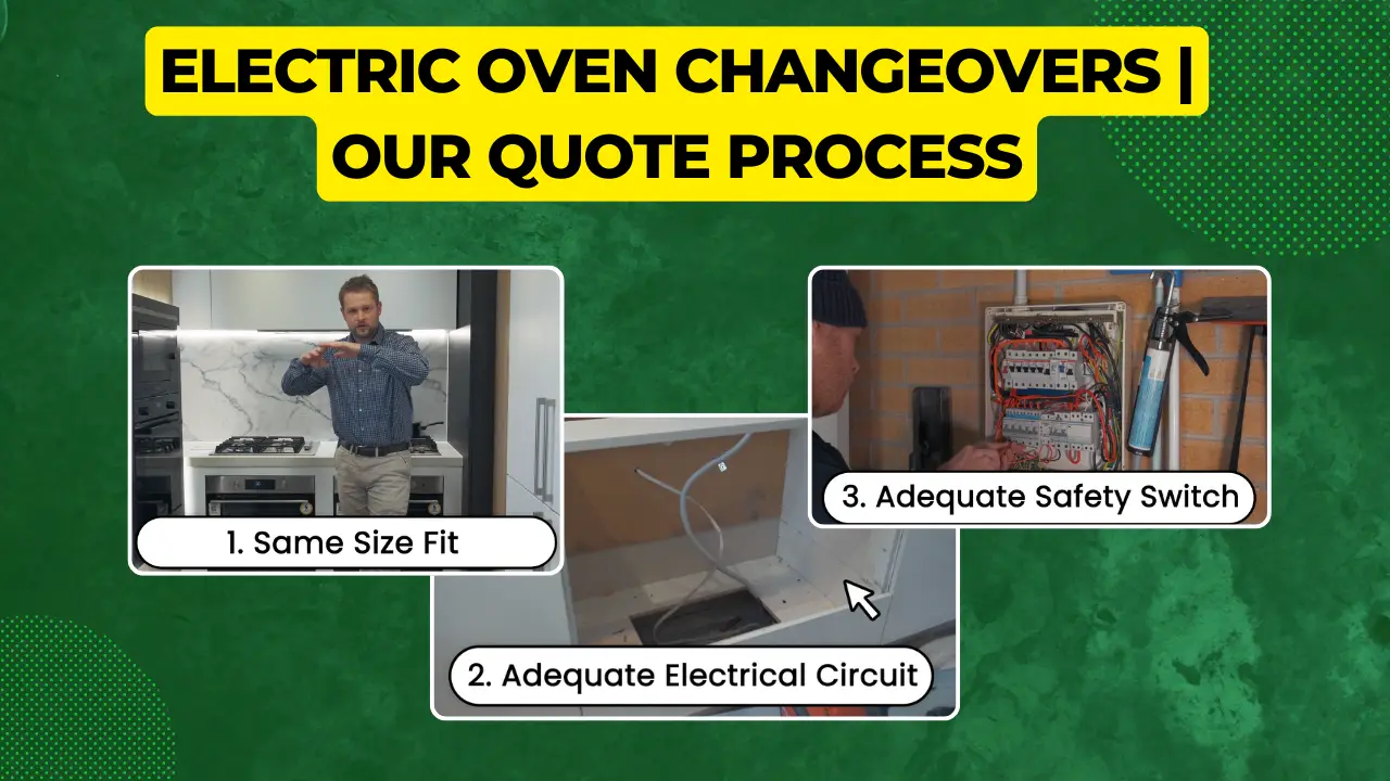 Electric Oven Changeovers